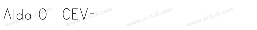 Alda OT CEV字体转换